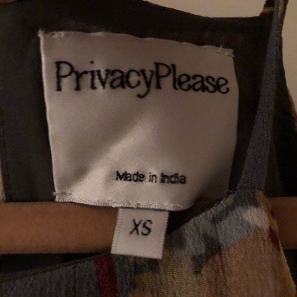 Privacy Please Gray Floral Maxi Dress - Picture 6 of 6